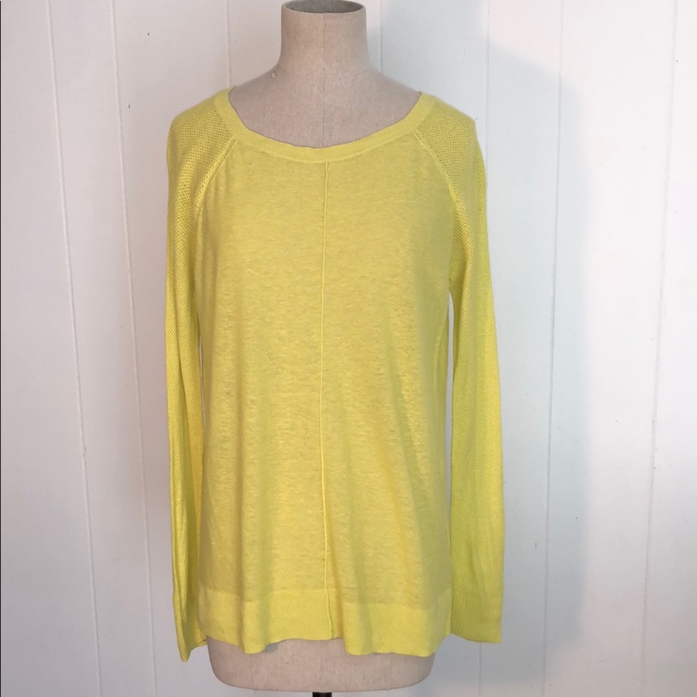 Gap Bright Yellow Knit Sweater